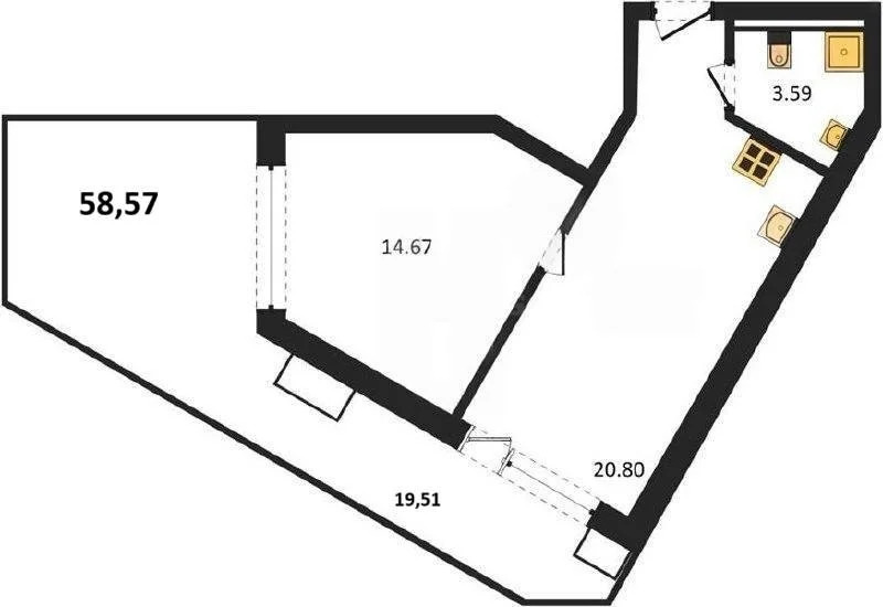 Продажа квартиры в новостройке, Севастополь, Качинское ш. - Фото 1
