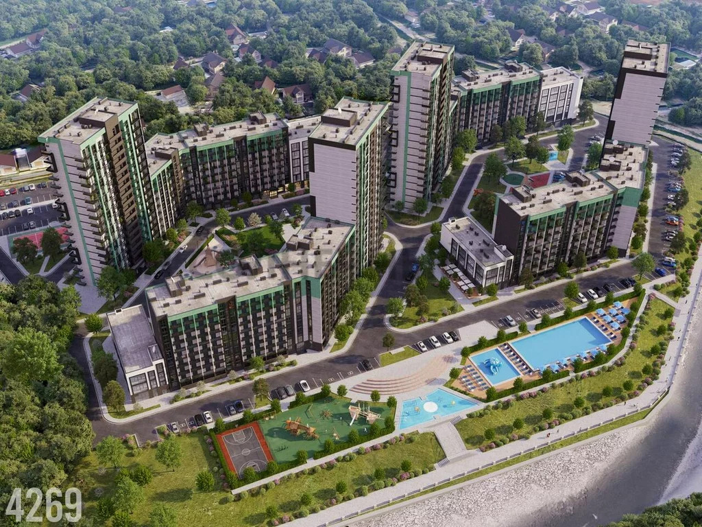 Продажа квартиры в новостройке, Небуг, Туапсинский район, Спортивная . - Фото 5