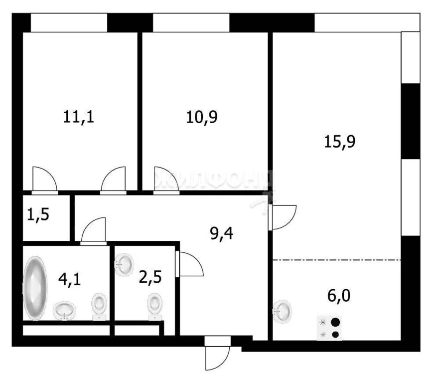 Продажа квартиры, Новосибирск, Королёва - Фото 7