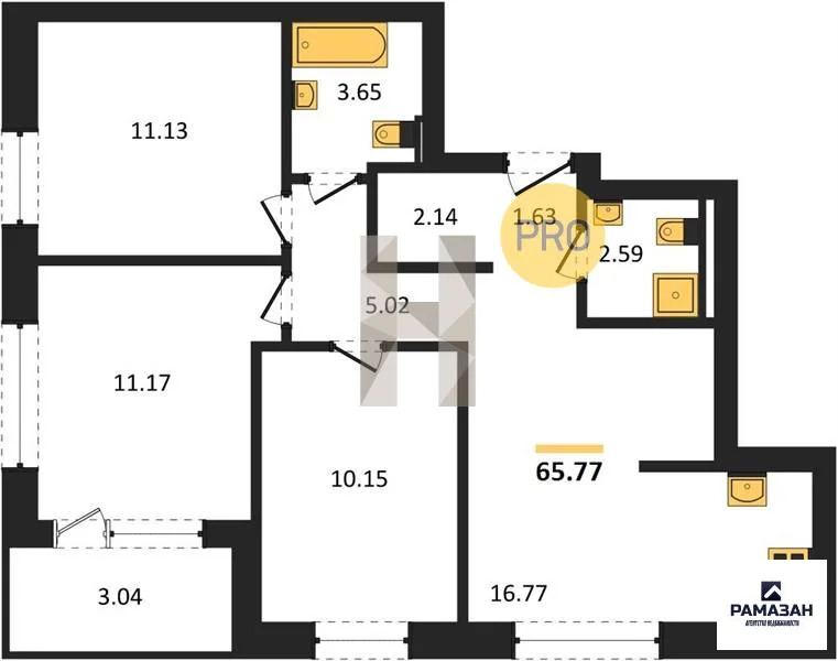 Продажа квартиры в новостройке, Казань, м. Козья слобода, ул. ... - Фото 1