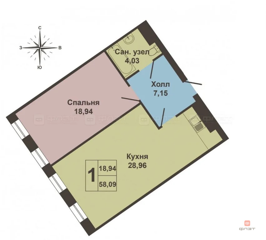 Продажа квартиры, Казань, ул. Габдуллы Тукая - Фото 9