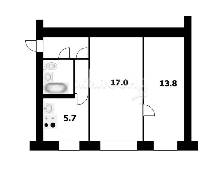 Продажа квартиры, Новосибирск, ул. Большевистская - Фото 19