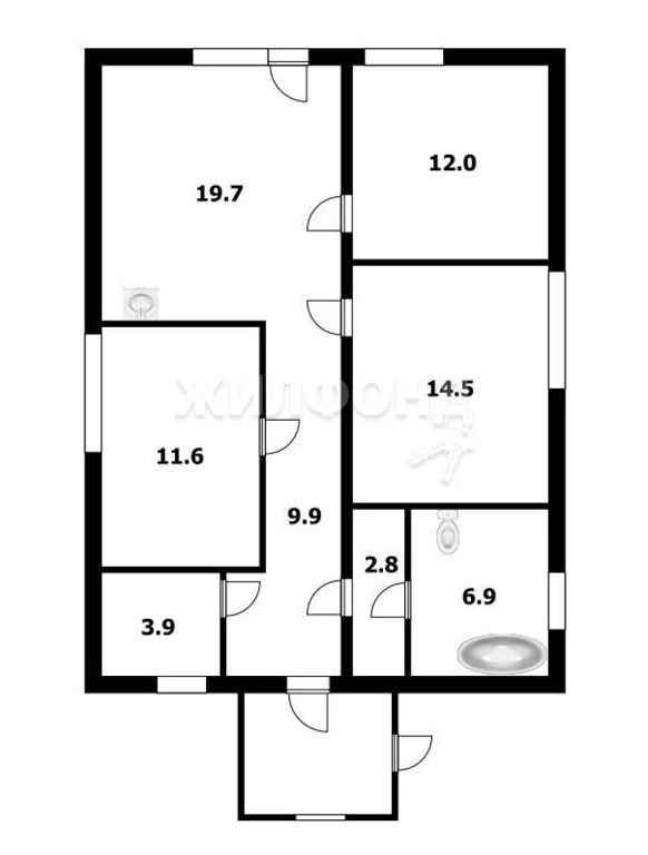 Продажа дома, Каменка, Новосибирский район, днт Каменский оазис ... - Фото 17