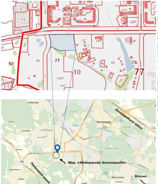 Микрорайоны зеленограда на карте