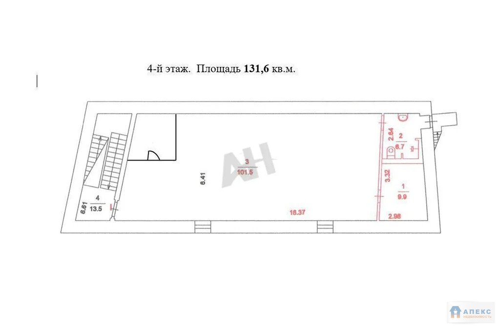 Аренда офиса 132 м2 м. Смоленская АПЛ в бизнес-центре класса В в Арбат - Фото 6