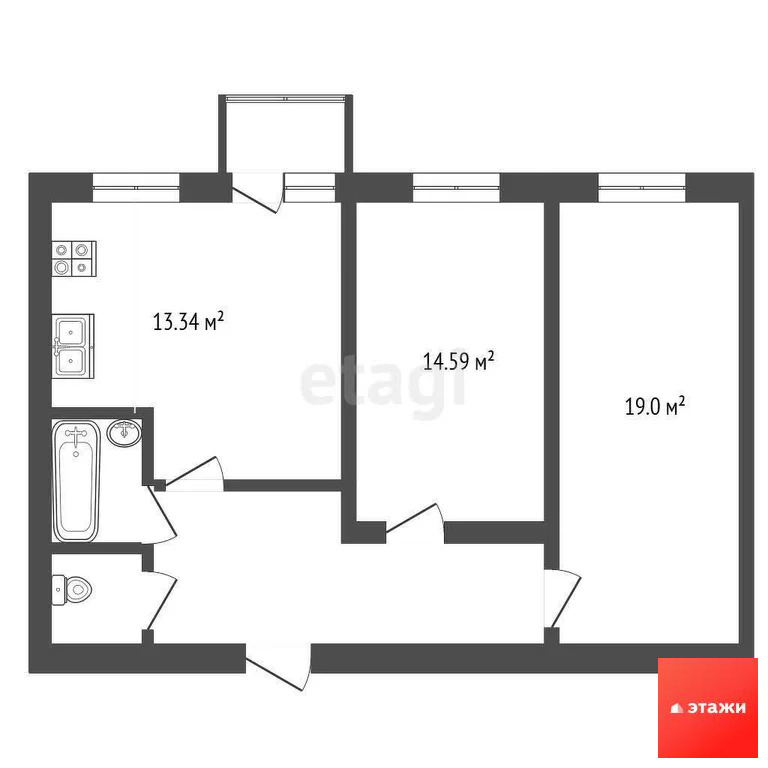 Продажа квартиры, Новофедоровка, Сакский район, Марченко пер. - Фото 35