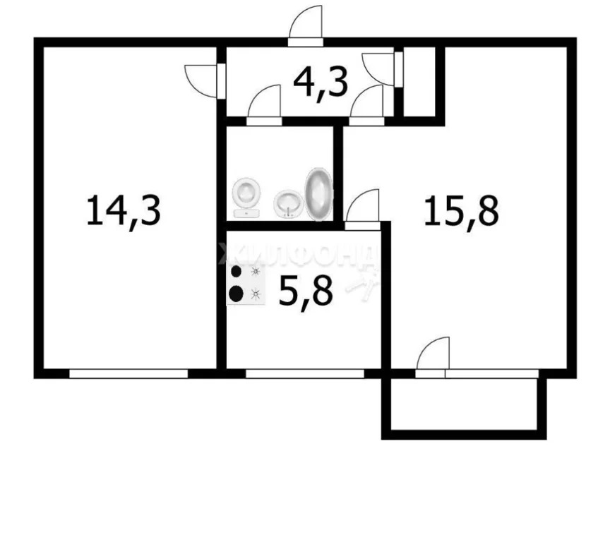 Продажа квартиры, Новосибирск, ул. Зорге - Фото 8