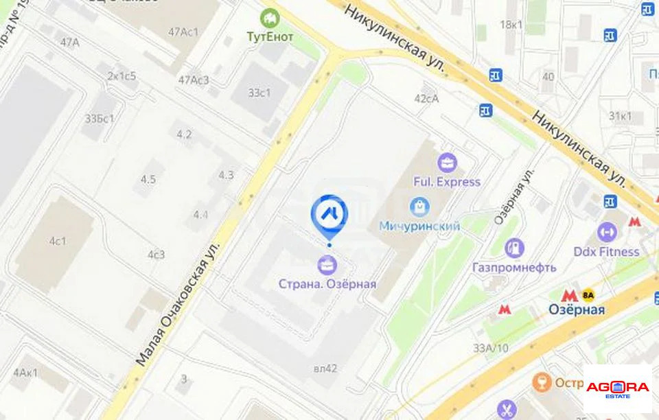 Продажа ПСН, м. Озёрная, ул. Озерная - Фото 0