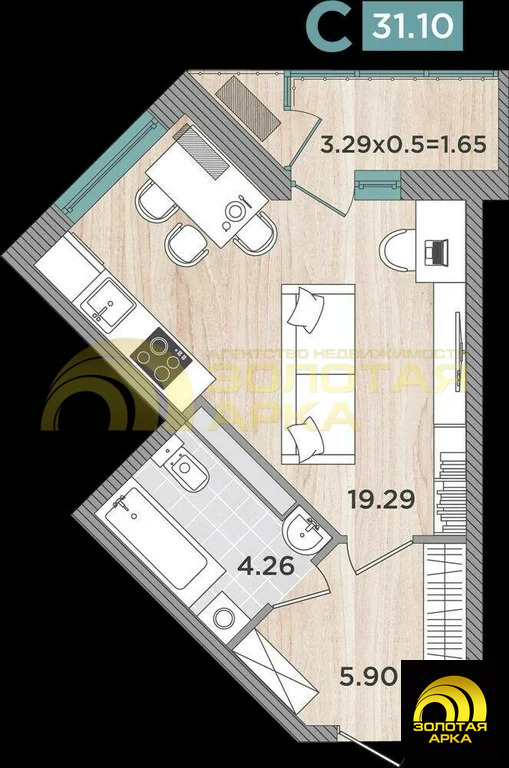 Продажа квартиры в новостройке, Темрюк, Темрюкский район, ул. Дальняя - Фото 1