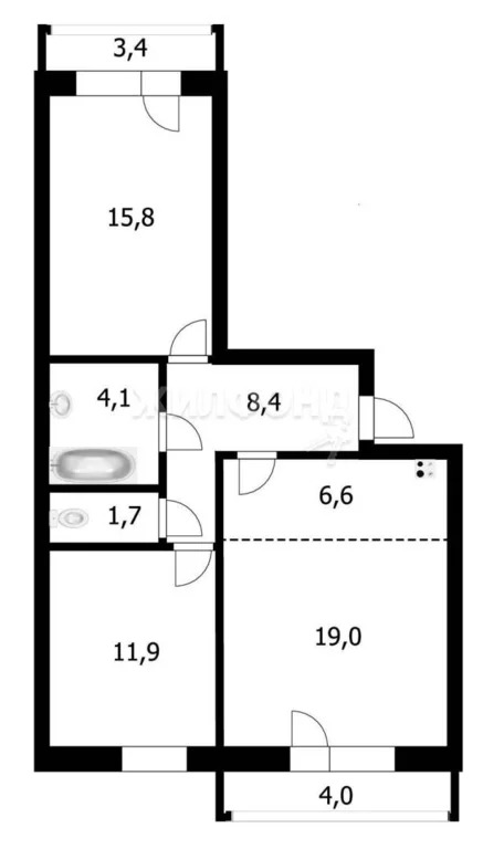 Продажа квартиры, Новосибирск, ул. Бородина - Фото 0