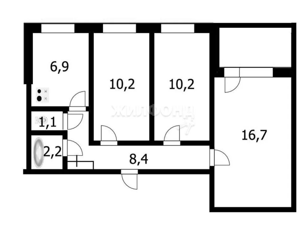 Продажа квартиры, Новосибирск, ул. Связистов - Фото 20