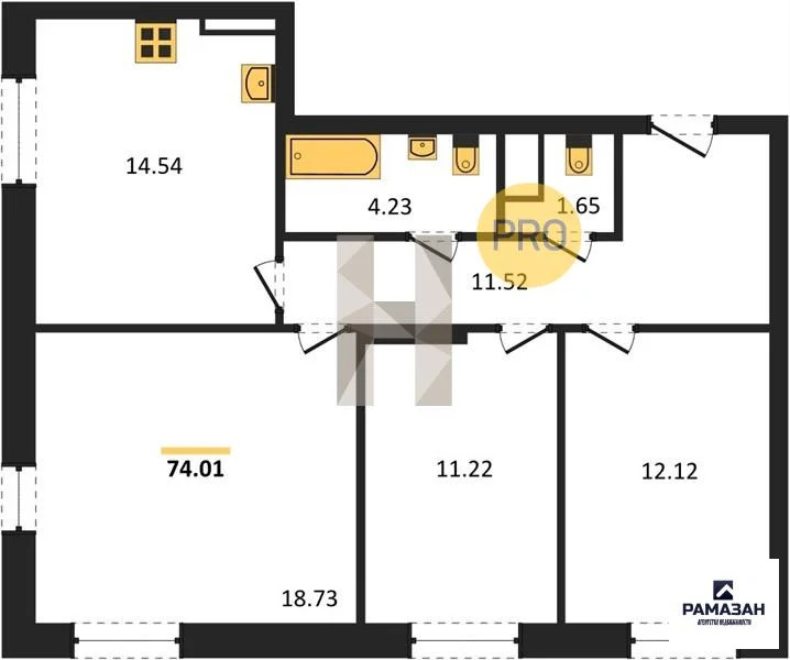 Продажа квартиры в новостройке, Казань, м. Дубравная, Братьев ... - Фото 1