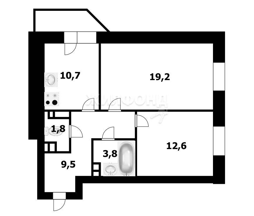 Продажа квартиры, Новосибирск, ул. Фрунзе - Фото 21