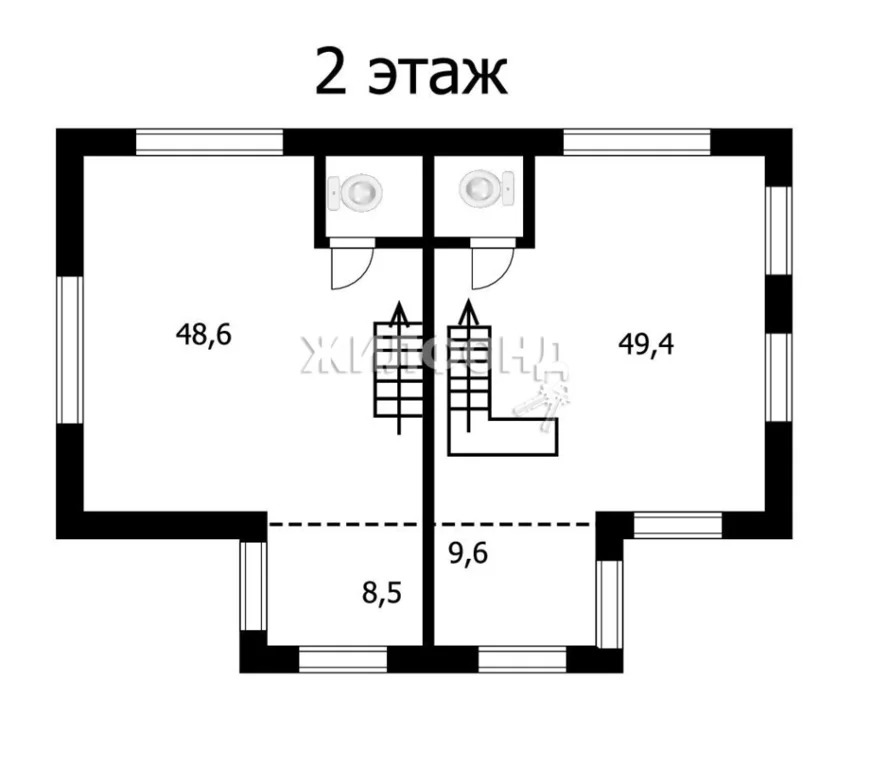 Продажа дома, Озерный, Новосибирский район - Фото 58