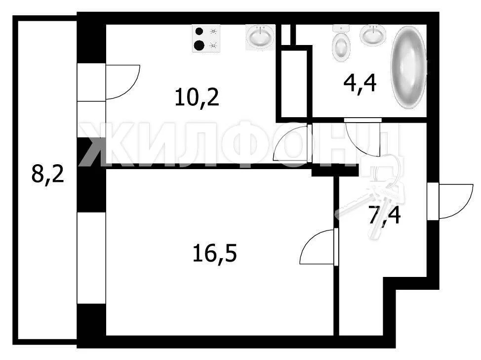 Продажа квартиры, Новосибирск, ул. Дуси Ковальчук - Фото 0