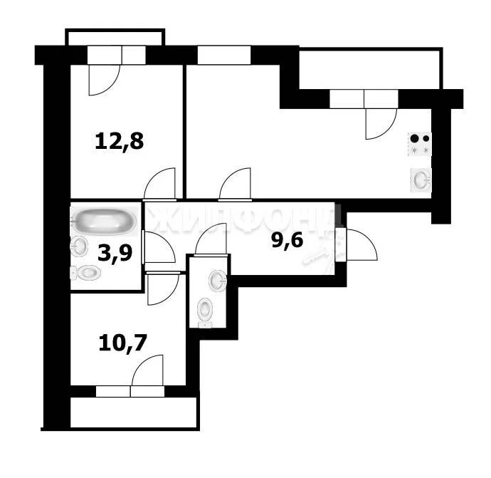 Продажа квартиры, Новосибирск, Василия Клевцова - Фото 0