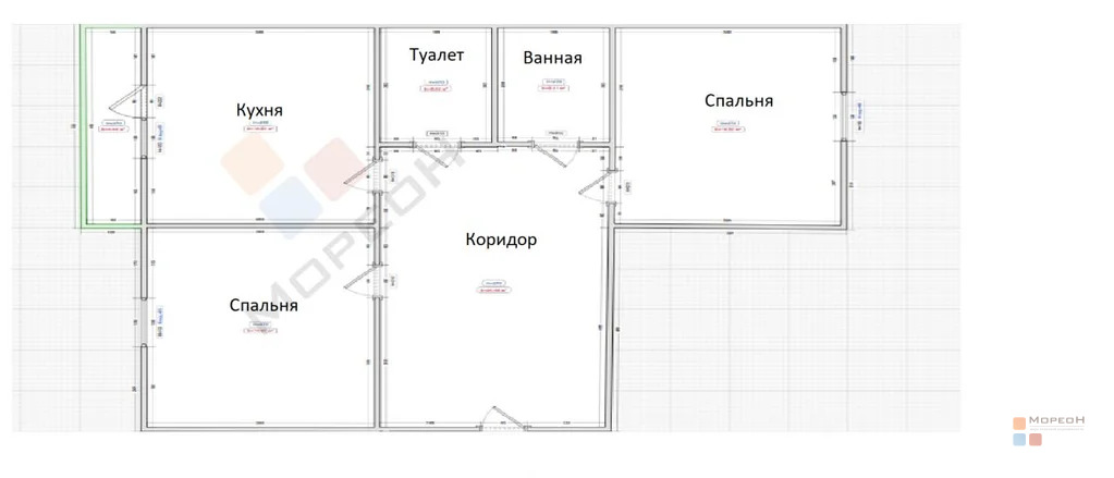 2-я квартира, 60.60 кв.м, 2/5 этаж, ККБ, Восточно-Кругликовская ул, ... - Фото 19