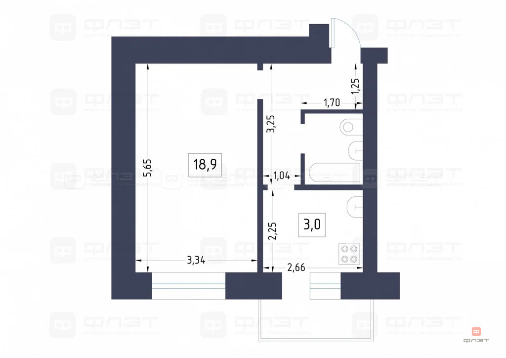 Продажа квартиры, Казань, ул. Академика Павлова - Фото 16