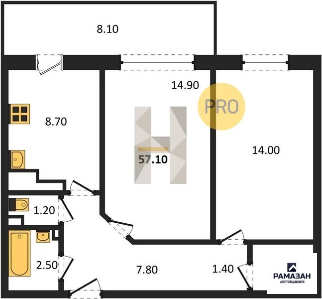 Продажа квартиры в новостройке, Нижнекамск, Нижнекамский район, ... - Фото 1