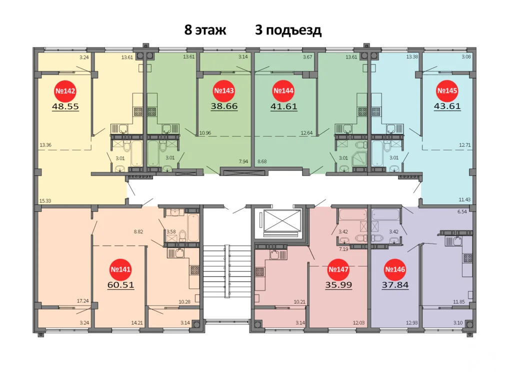 Продажа квартиры в новостройке, Белоглинка, Симферопольский район, ... - Фото 3