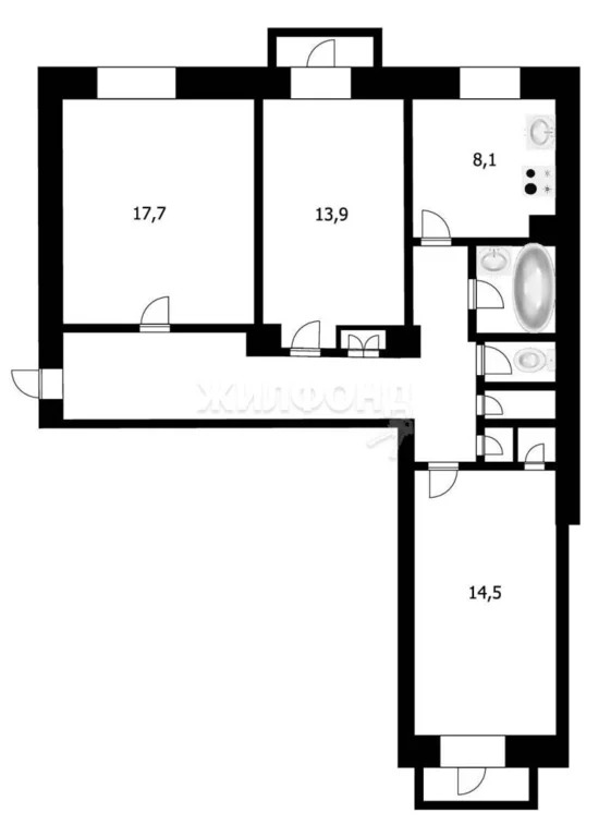 Продажа квартиры, Новосибирск, Дзержинского пр-кт. - Фото 14