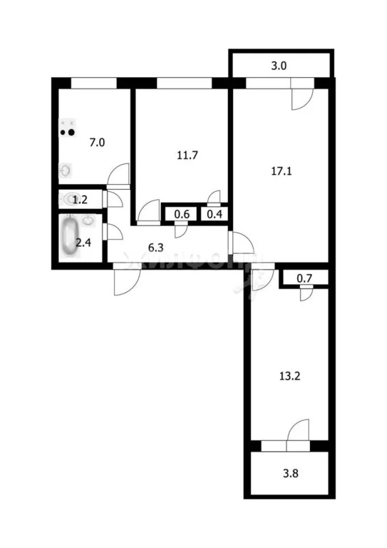 Продажа квартиры, Новосибирск, ул. Федосеева - Фото 36