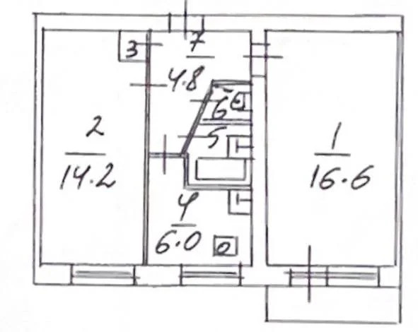 Продам 2-комн. квартиру 45 кв.м. - Фото 3