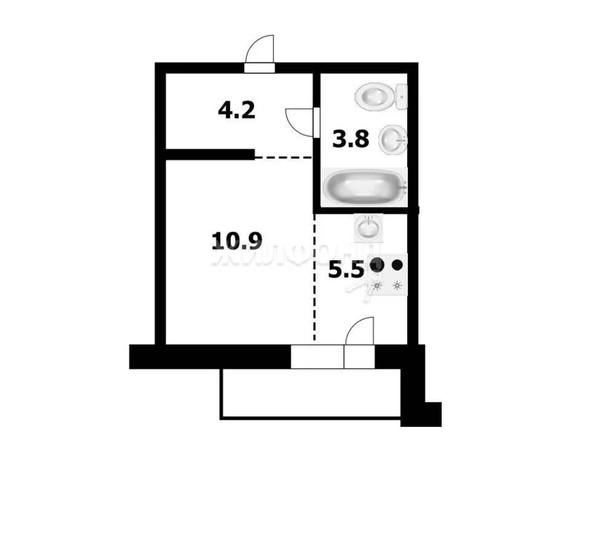 Продажа квартиры, Новосибирск, Василия Клевцова - Фото 8