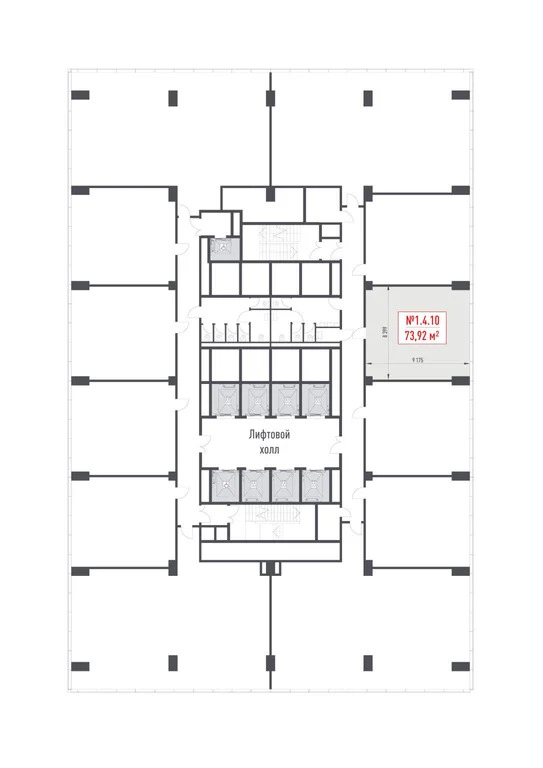 Продажа офиса 73.92 м2 - Фото 1