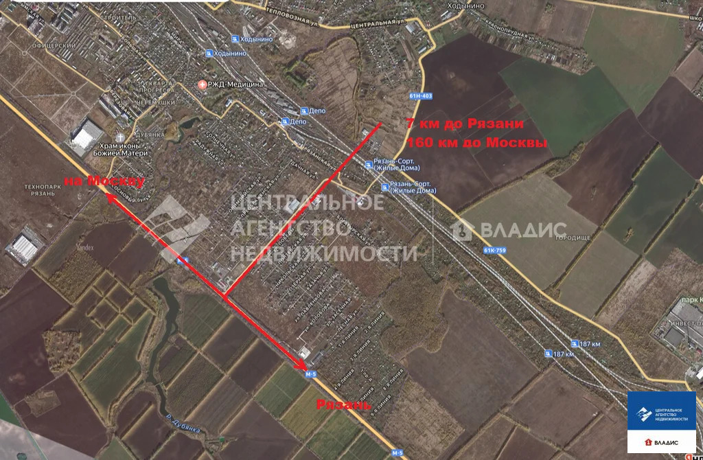 Продажа участка, Ходынино, Рыбновский район - Фото 4