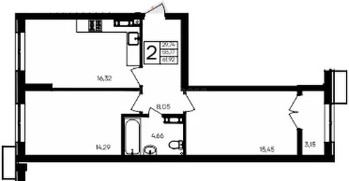 Продажа квартиры в новостройке, Севастополь, ул. Мате Залки - Фото 1