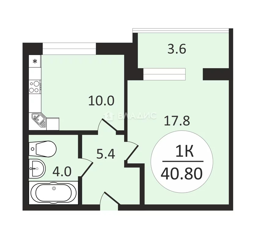 Москва, Автозаводская улица, д.23с120, 1-комнатная квартира на продажу - Фото 7