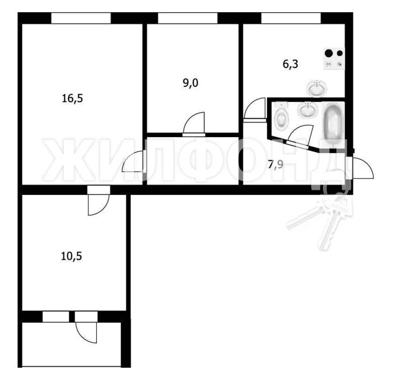 Продажа квартиры, Новосибирск, ул. Кубовая - Фото 12