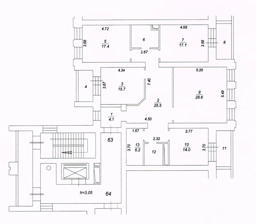 Продам 4-комн. квартиру 145.7 кв.м. - Фото 2