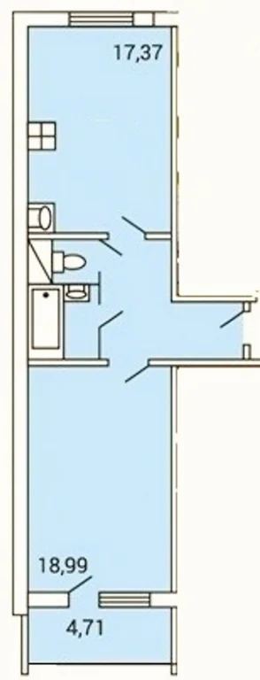 Продается квартира, 51.81 м - Фото 1