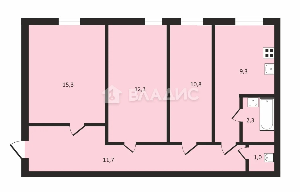 Санкт-Петербург, улица Мира, д.31, 3-комнатная квартира на продажу - Фото 1