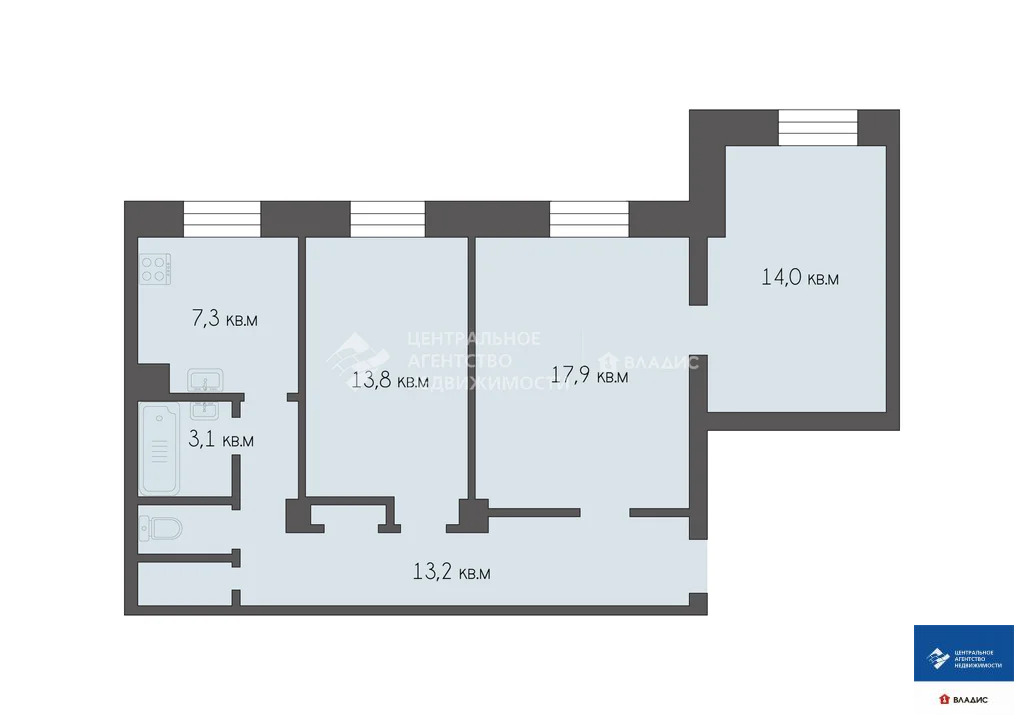 Продажа квартиры, Рязань, ул. Октябрьская - Фото 17
