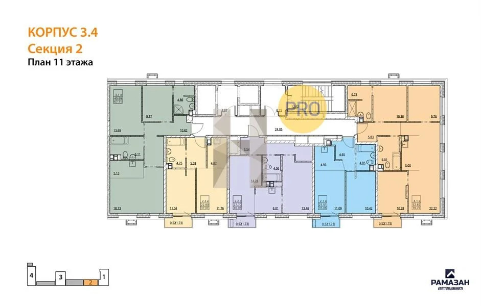 Продажа квартиры в новостройке, Казань, м. Проспект Победы, ... - Фото 9