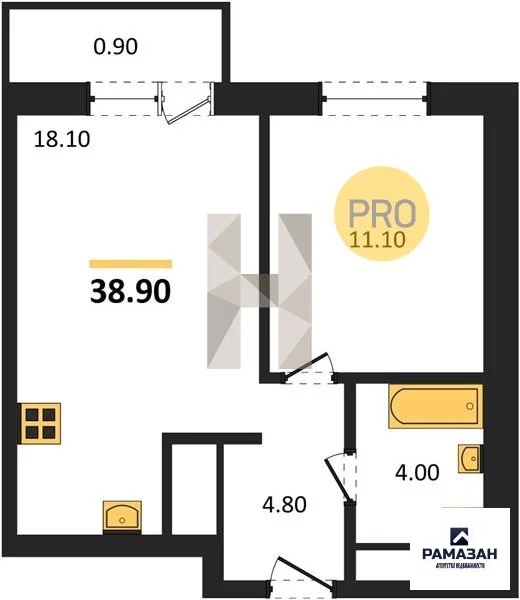 Продажа квартиры в новостройке, Казань, м. Горки, ул. Родины - Фото 1