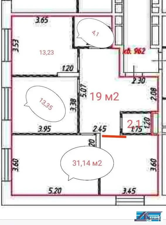 продается 3-х комнатная квартира - Фото 16