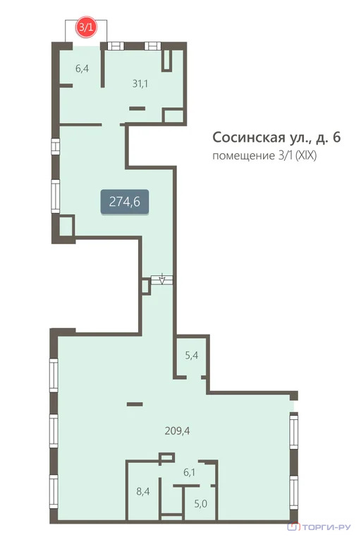 Продажа торгового помещения, ул. Сосинская - Фото 7