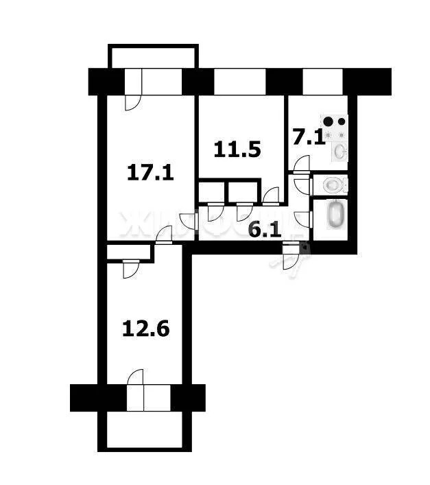 Продажа квартиры, Новосибирск, ул. Московская - Фото 11