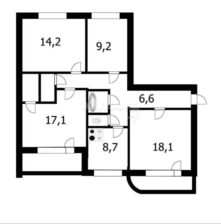 Продажа квартиры, Новосибирск, ул. Белинского - Фото 23