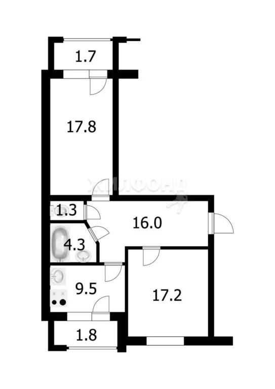 Продажа квартиры, Новосибирск, ул. Владимировская - Фото 23