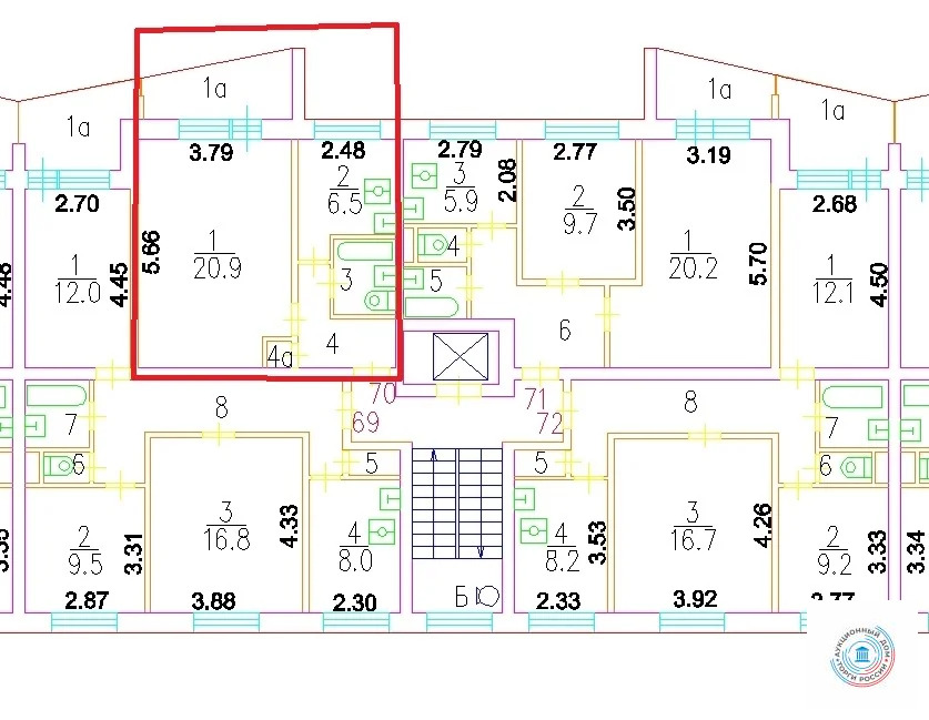 Продается квартира, 34.8 м - Фото 8