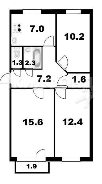 Продажа квартиры, Новосибирск, ул. Толбухина - Фото 6