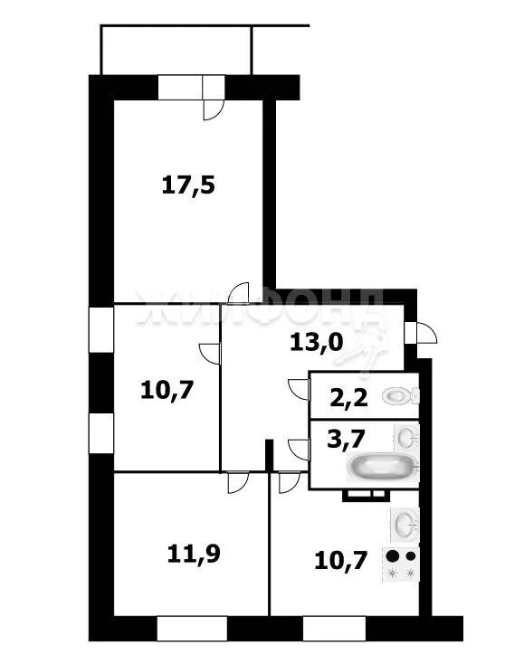 Продажа квартиры, Новосибирск, ул. Вилюйская - Фото 6