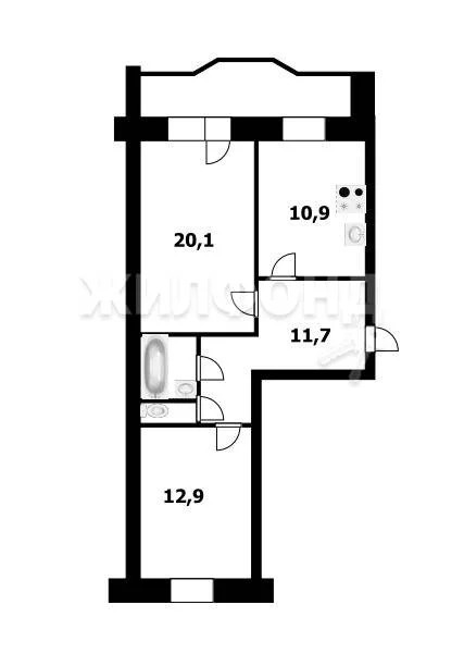 Продажа квартиры, Новосибирск, ул. Есенина - Фото 17