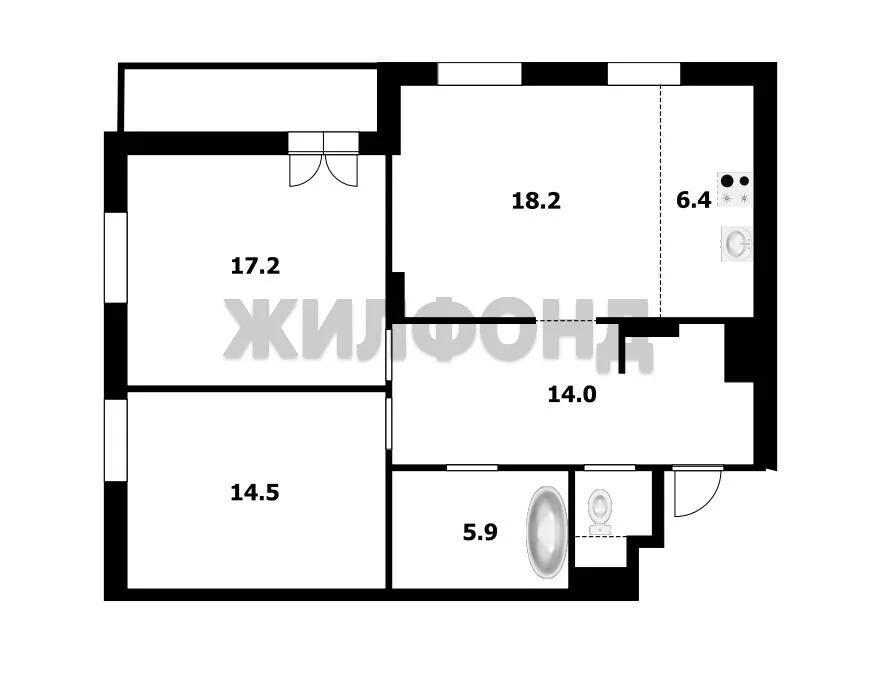 Продажа квартиры, Новосибирск, ул. Русская - Фото 48