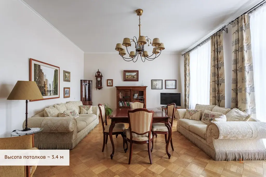 Сдаётся 4-комнатная квартира по адресу Москва, ул. Остоженка, 5 - Фото 5